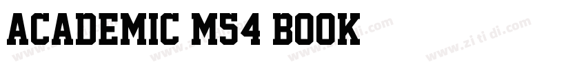 Academic M54 Book字体转换